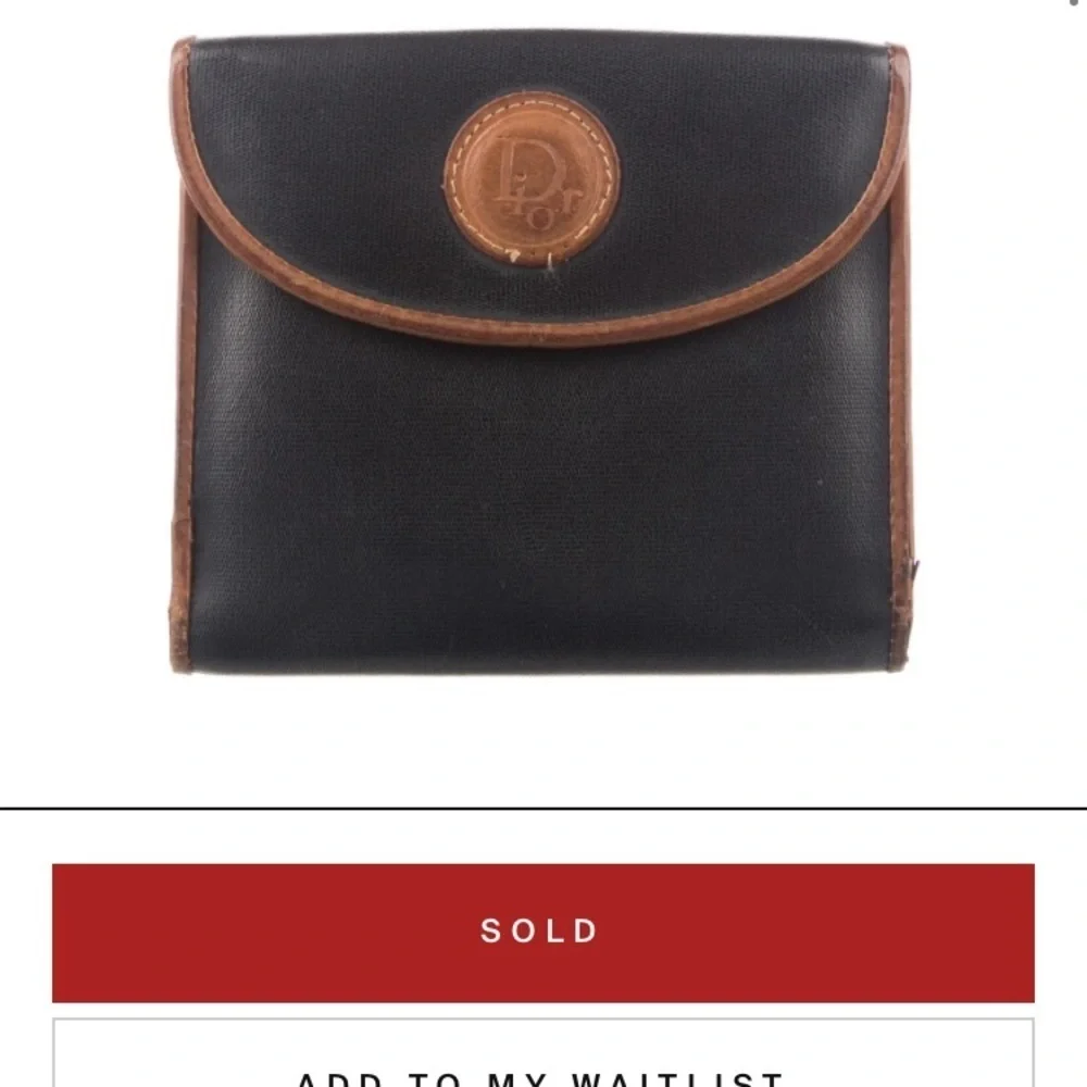 Christian Dior vintage compact wallet